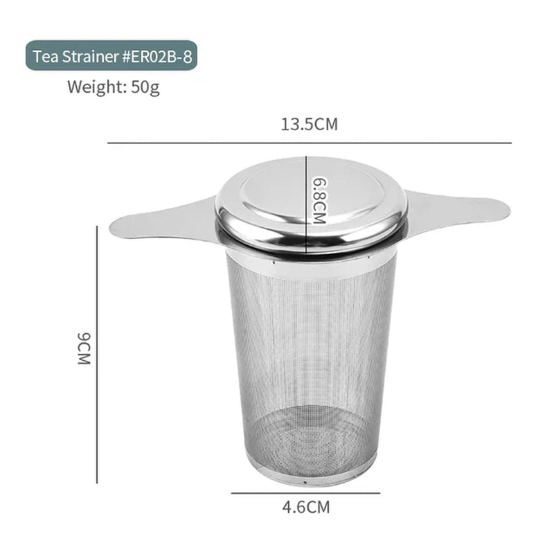 Stainless Steel Tea Infuser Tea Leaves Diffuser Spice Seasoning Ball Strainer Teapot Fine Mesh Coffee Filter Kitchen Accessories