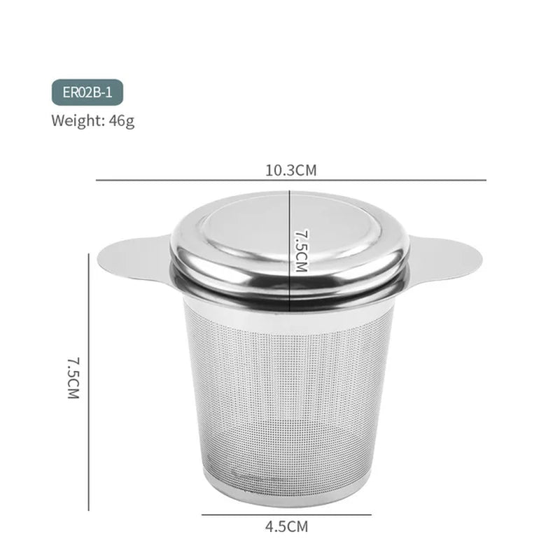 Stainless Steel Tea Infuser Tea Leaves Diffuser Spice Seasoning Ball Strainer Teapot Fine Mesh Coffee Filter Kitchen Accessories