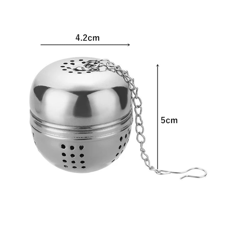 Stainless Steel Tea Infuser Tea Leaves Diffuser Spice Seasoning Ball Strainer Teapot Fine Mesh Coffee Filter Kitchen Accessories