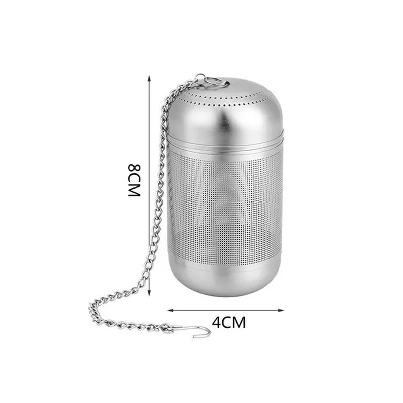 Stainless Steel Tea Infuser Tea Leaves Diffuser Spice Seasoning Ball Strainer Teapot Fine Mesh Coffee Filter Kitchen Accessories