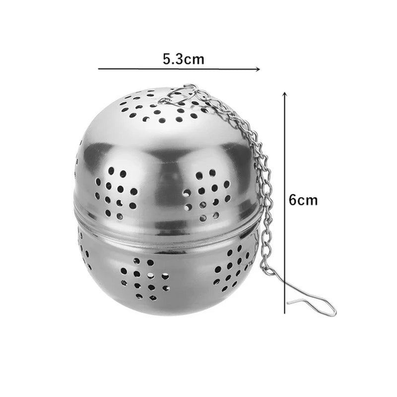 Stainless Steel Tea Infuser Tea Leaves Diffuser Spice Seasoning Ball Strainer Teapot Fine Mesh Coffee Filter Kitchen Accessories