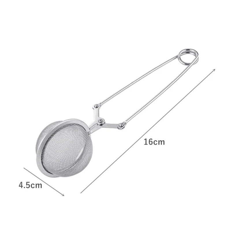 Stainless Steel Tea Infuser Tea Leaves Diffuser Spice Seasoning Ball Strainer Teapot Fine Mesh Coffee Filter Kitchen Accessories