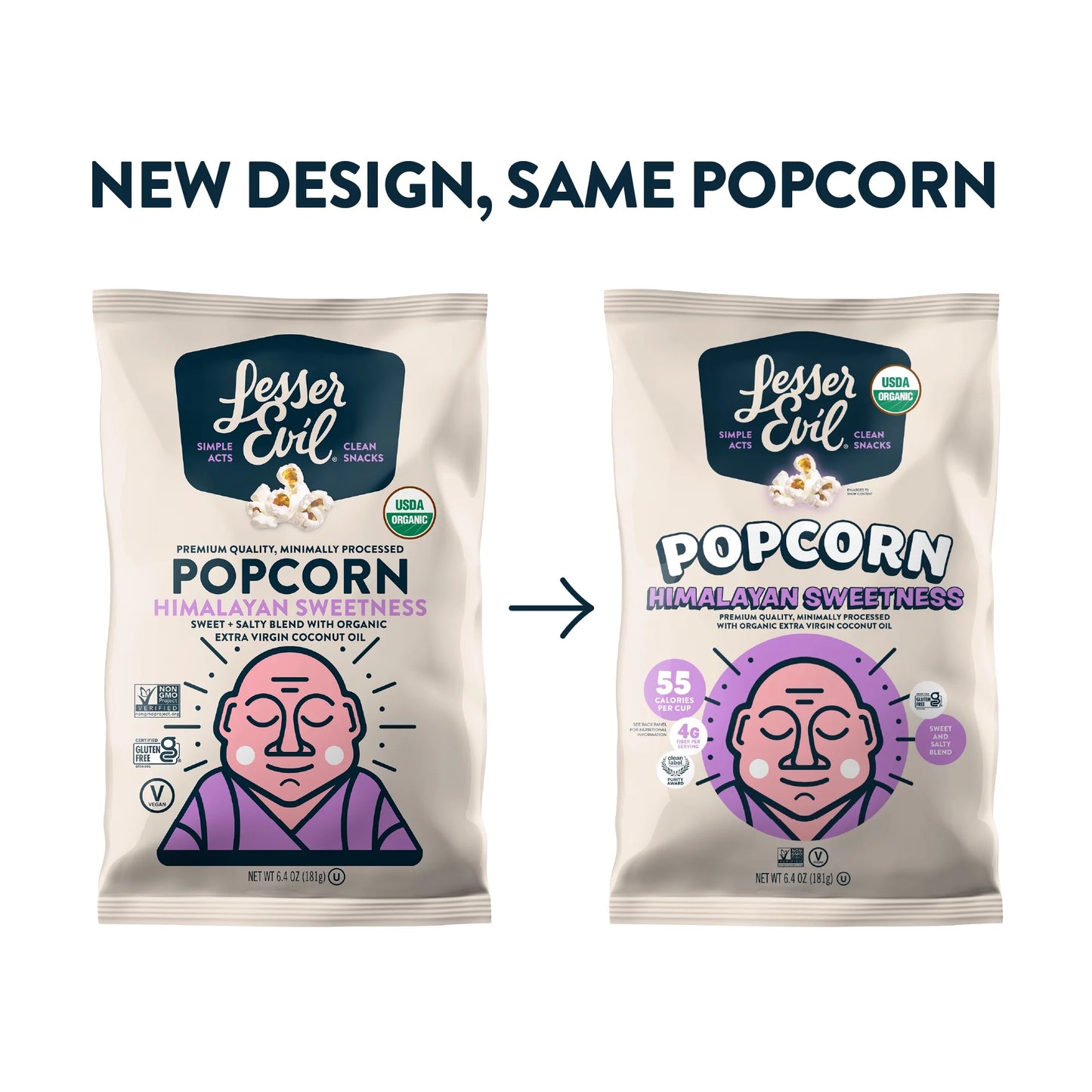 Organic Popcorn, Himalayan Sweetness, 6.4 Oz