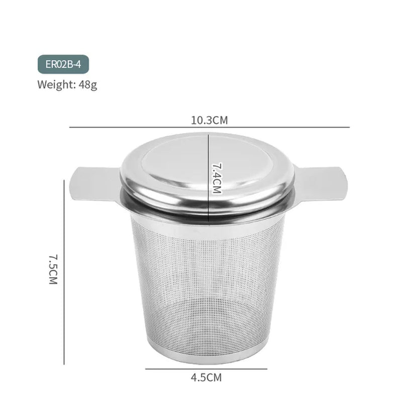 Stainless Steel Tea Infuser Tea Leaves Diffuser Spice Seasoning Ball Strainer Teapot Fine Mesh Coffee Filter Kitchen Accessories