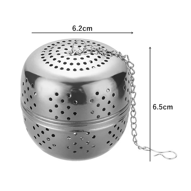 Stainless Steel Tea Infuser Tea Leaves Diffuser Spice Seasoning Ball Strainer Teapot Fine Mesh Coffee Filter Kitchen Accessories