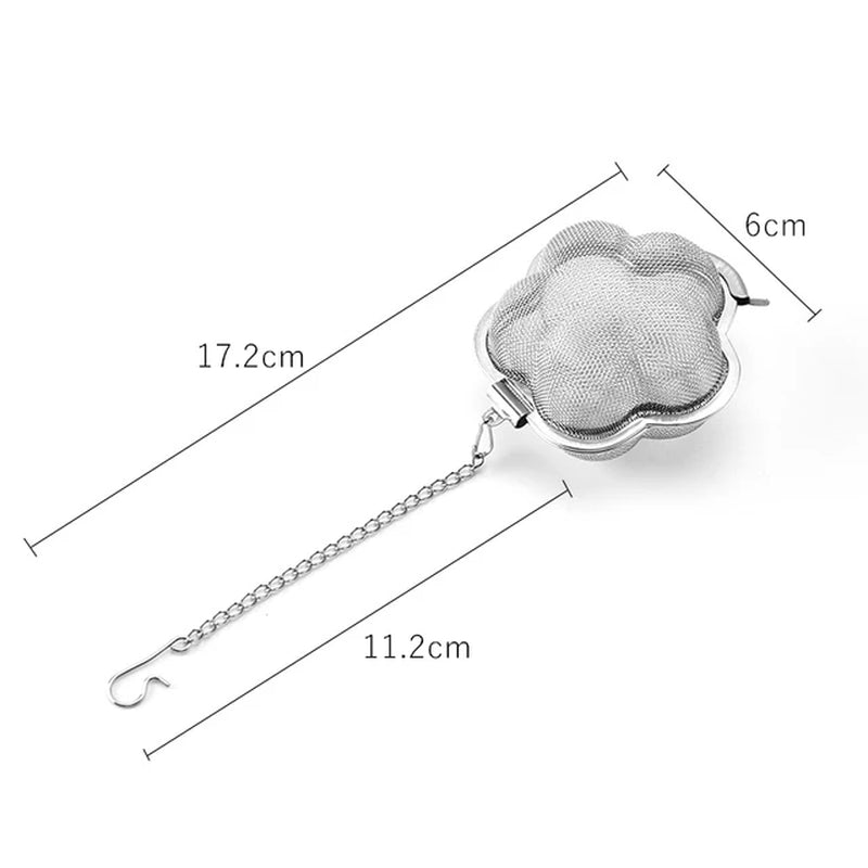 Stainless Steel Tea Infuser Tea Leaves Diffuser Spice Seasoning Ball Strainer Teapot Fine Mesh Coffee Filter Kitchen Accessories