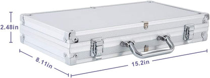 Casino Poker Chip Set - 300PCS Poker Chips with Aluminum Case, 11.5 Gram Chips for Texas Holdem Blackjack Gambling