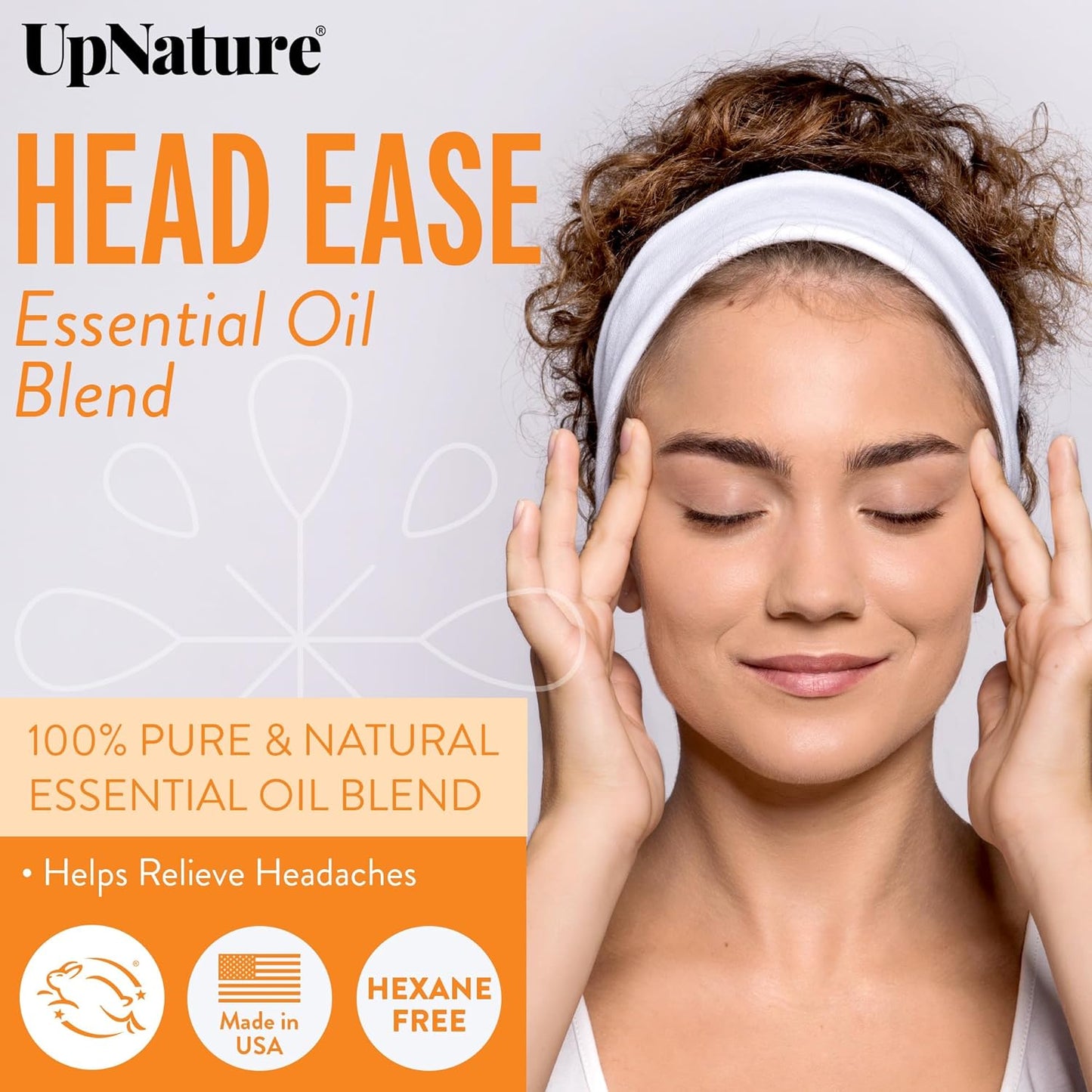 Head Ease Essential Oil Blend 2Oz – Natural Head Tension Relief with Peppermint Oil, Rosemary Oil & Frankincense Oil Therapeutic Grade – Relaxing Aromatherapy Essential Oil