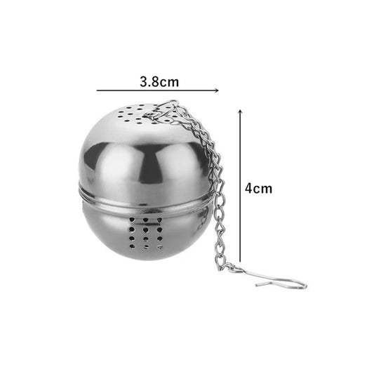 Stainless Steel Tea Infuser Tea Leaves Diffuser Spice Seasoning Ball Strainer Teapot Fine Mesh Coffee Filter Kitchen Accessories
