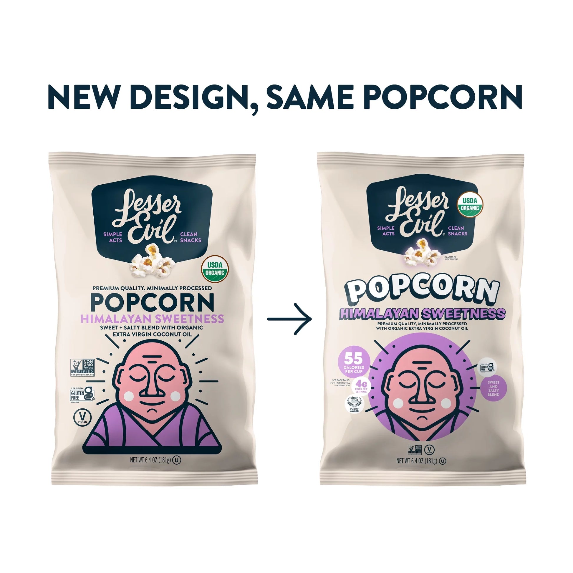 Organic Popcorn, Himalayan Sweetness, 6.4 Oz